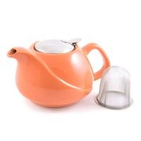 Фото Заварювальний чайник Fissman кераміка 750 мл помаранчевий колір TP - 9205.750