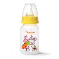 Фото Пляшка для годування Fissman 120 мл жовта 6871