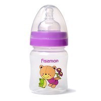 Фото Пляшка для годування Fissman 120 мл фіолетова 6885