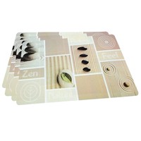 Фото Набір килимків для сервіровки Fissman 4 шт 43,5 x 28,5 см пластик 652